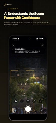 Yellow AI Camera & Filters Screenshot 1 of 6