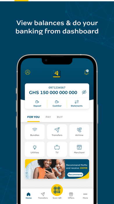 MoMo App Screenshot