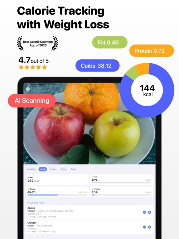 Calorie Counter - Calory AI iPad screenshot