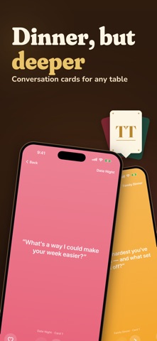 Table Talk: Conversation Cards Screenshot 1 of 7