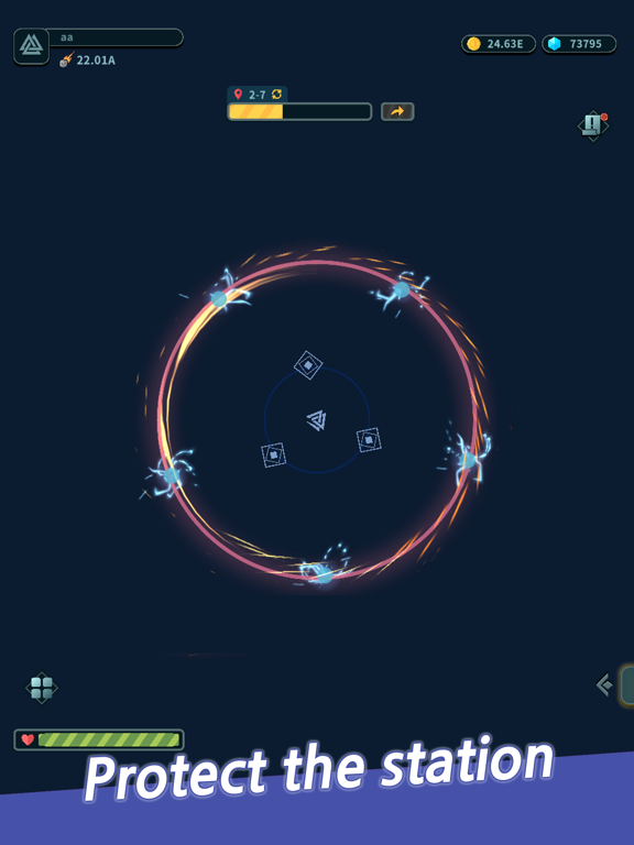 Space War : Idle Tower Defence