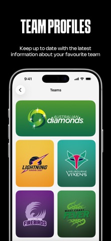 Netball Live Official App iPhone screenshot 3