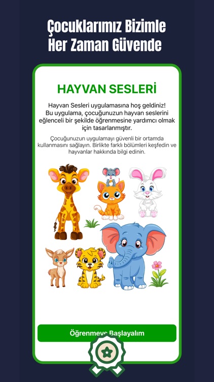 Hayvan Seslerini Öğreniyorum