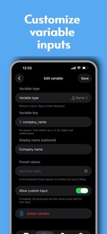 TemplateKeyboard Screenshot 5 of 5