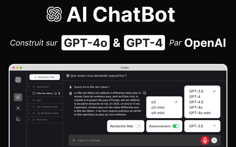 Screenshot #1 pour Chatbot: Ask AI Chat Bot