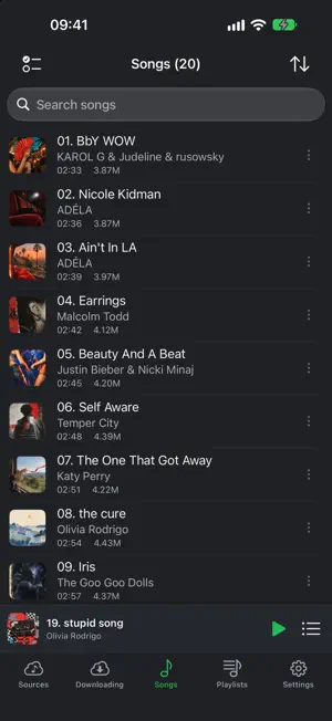 Cloud Music Player - Listener screenshot 5