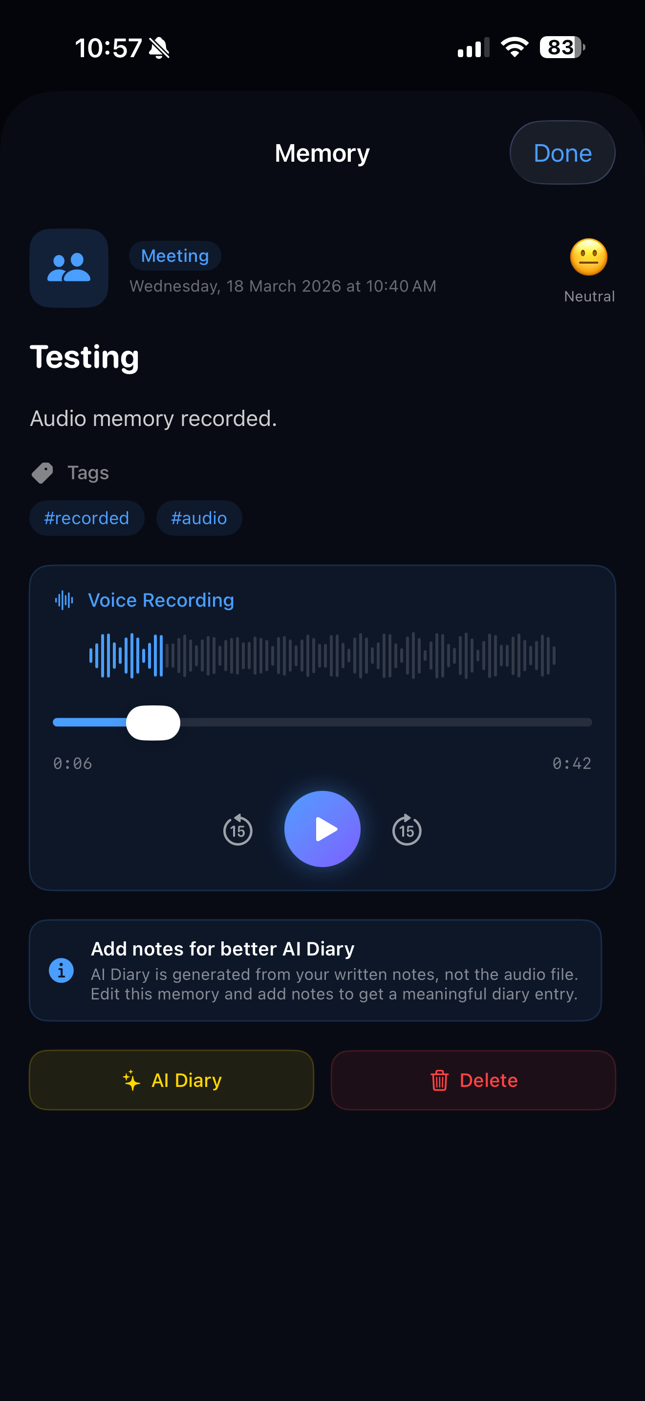 EGK LifeMemory AI screenshot 9