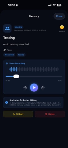 EGK LifeMemory AI screenshot