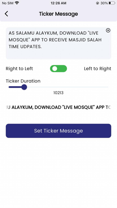 Live Mosque Imam (Admin) iPhone screenshot 8 - Lifestyle app