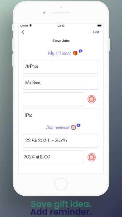 Birthday Bell - Reminder Screenshot