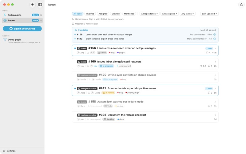 Git Lanes screenshot 4