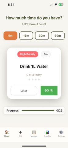 RightNow Focus: ADHD Planner screenshot