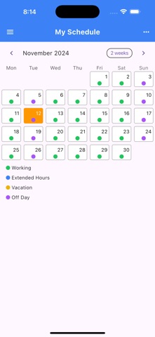 Calltime Physician Scheduling screenshot