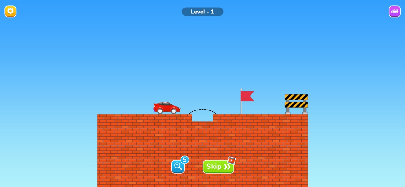 Screenshot 2 of Draw the Bridge - Classic