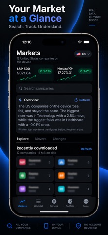Offline AI Stock Analysis Screenshot 1 of 6