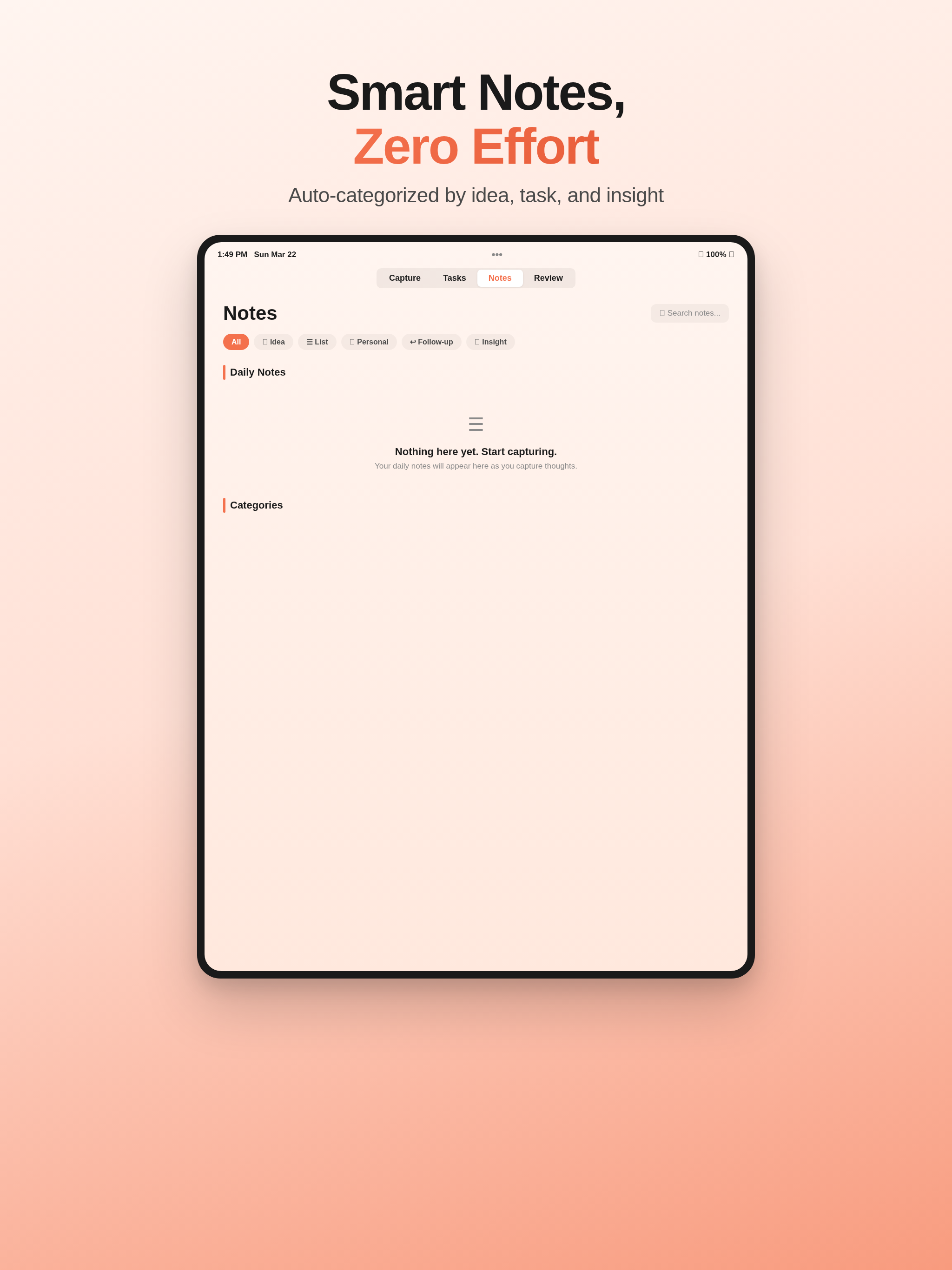 AI Note Taker: ThinkSweep