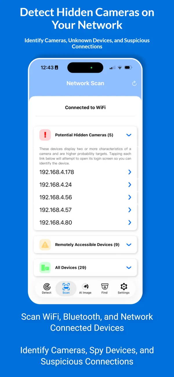 Screenshot #3 pour Hidden Camera Detector