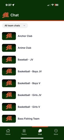 Mosley Athletics iPhone screenshot