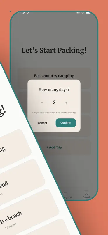 Trip Packing List Manager screenshot 2 of 5