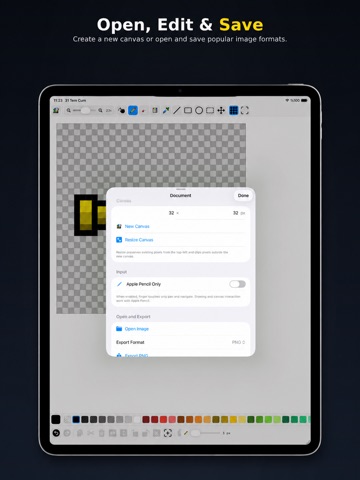 Pixel Paint Pro iPad screenshot
