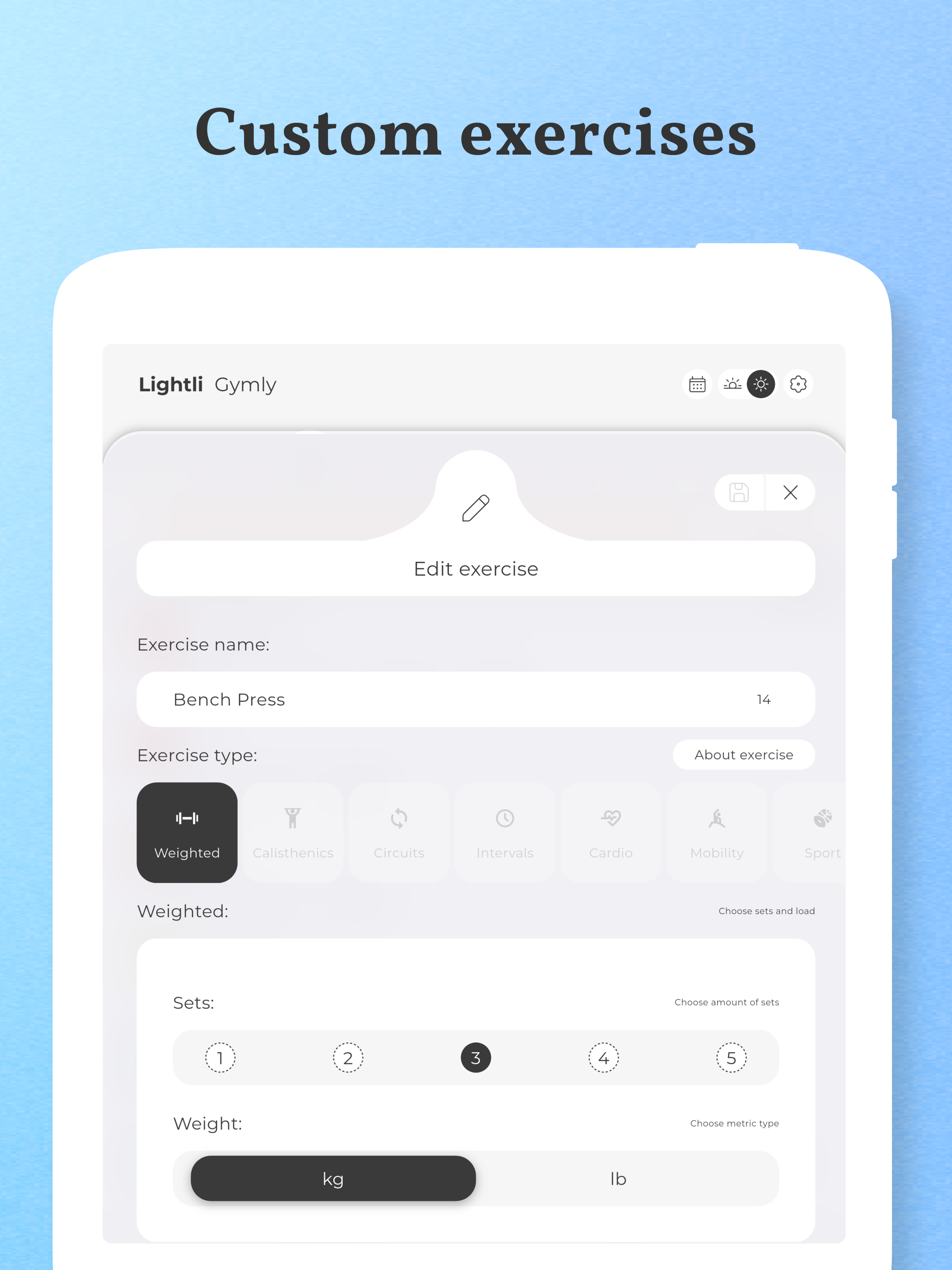 Gymly: fitness tracking screenshot 10