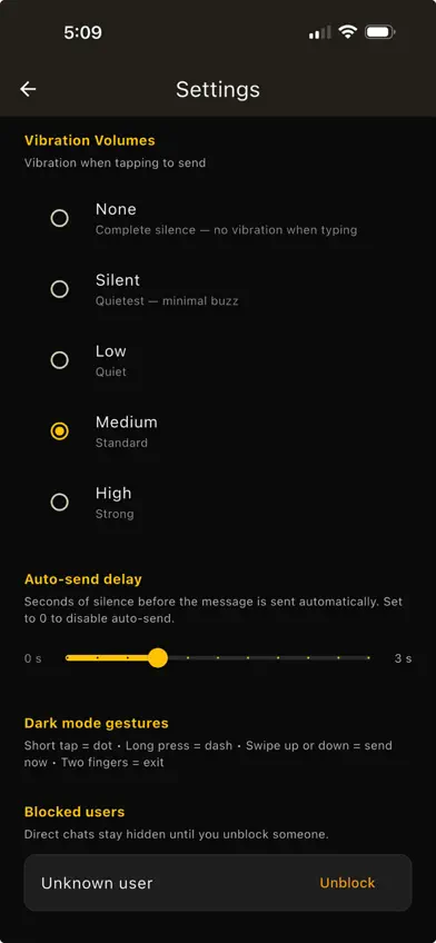 Silent Morse screenshot 2