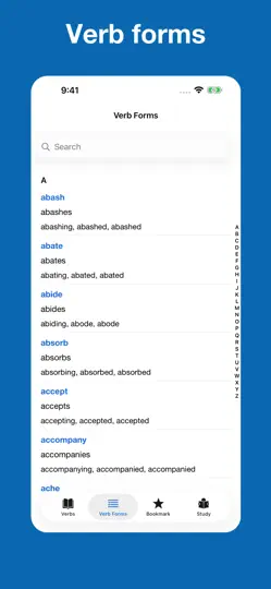 English Verb Conjugation iPhone Ekran Görüntüsü 3