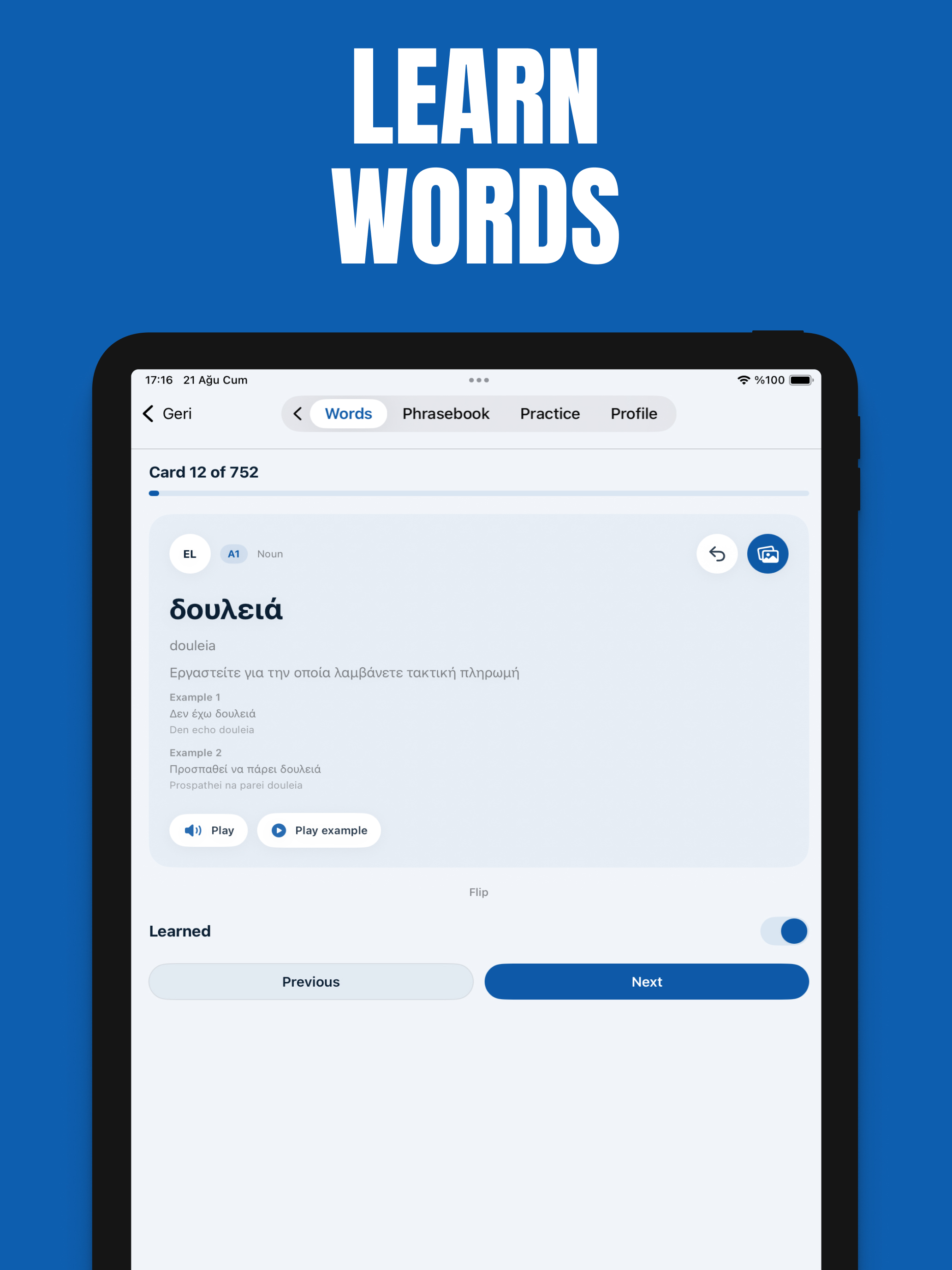 Greek Learning screenshot 8