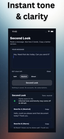 Second Look AI screenshot
