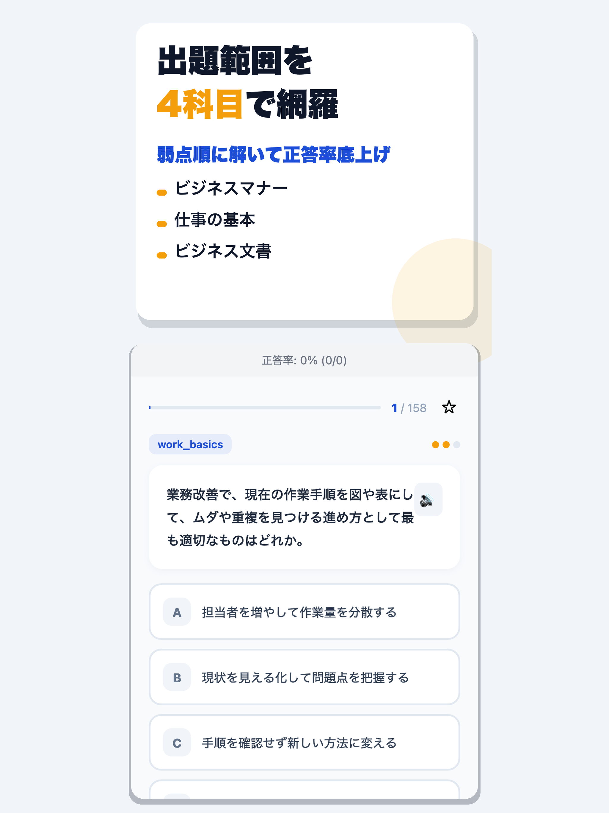 ビジネス能力検定ジョブパス 合格ドリル