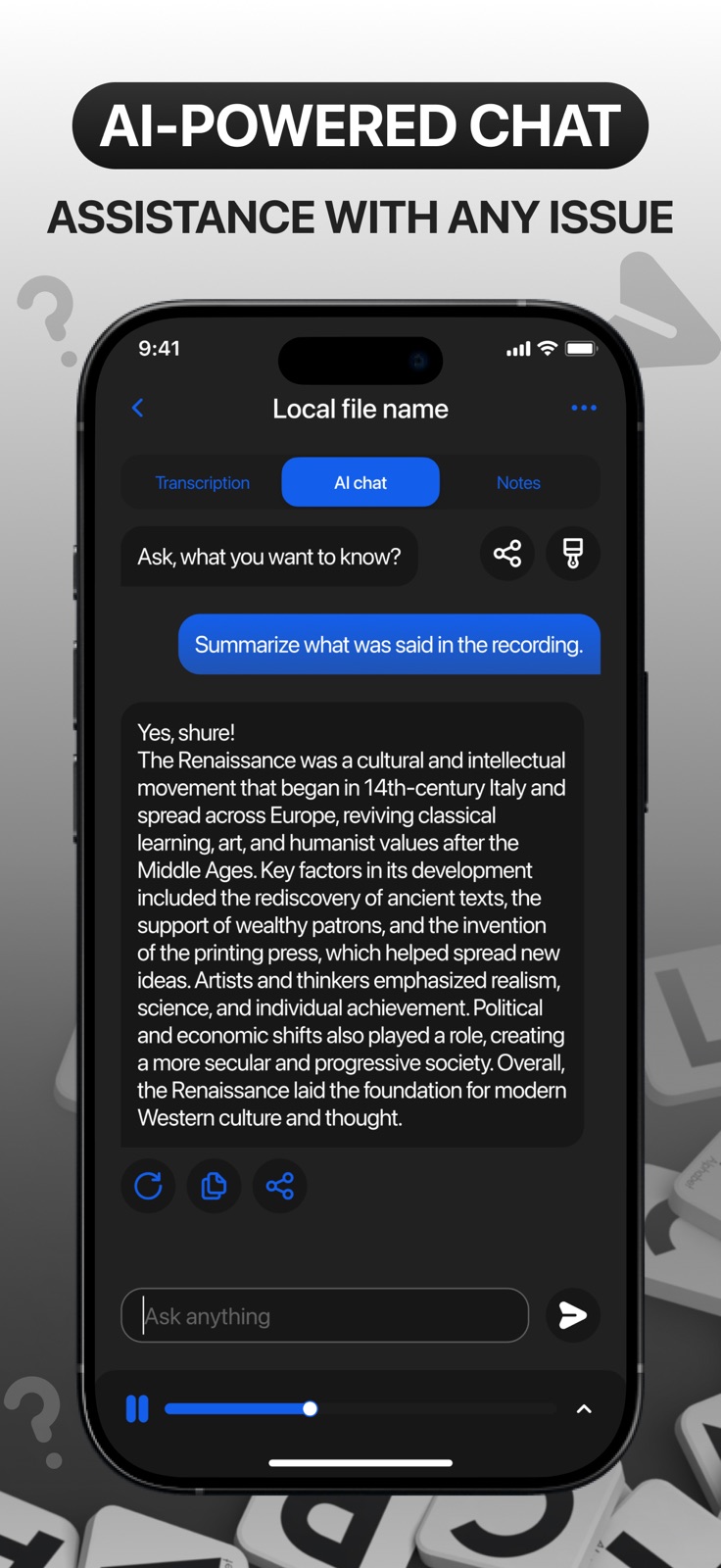 AI Note Taker: Talk Transcribe iphone screenshot 4