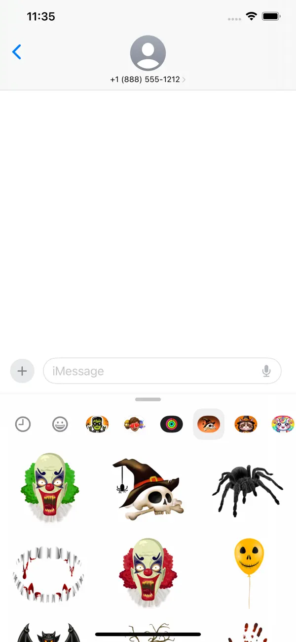 Screenshot #3 pour Halloween Scary BOO! Stickers