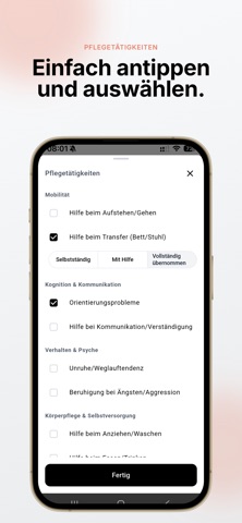 MeinPflegetagebuch screenshot