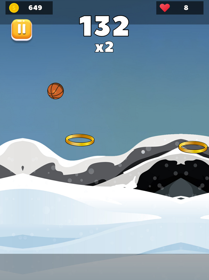 Golden Hoops Ball Jump Mania