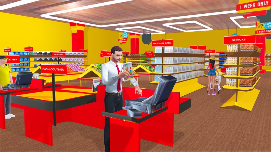 #1. Supermarket Game Store Sim 3D (iOS) 由: Madiha Javed