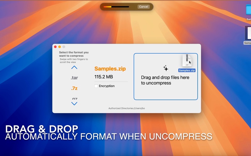 Instant Unzip app screenshot 3