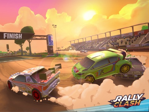 Rally Clash ラリークラッシュカーレーシングゲームのおすすめ画像1