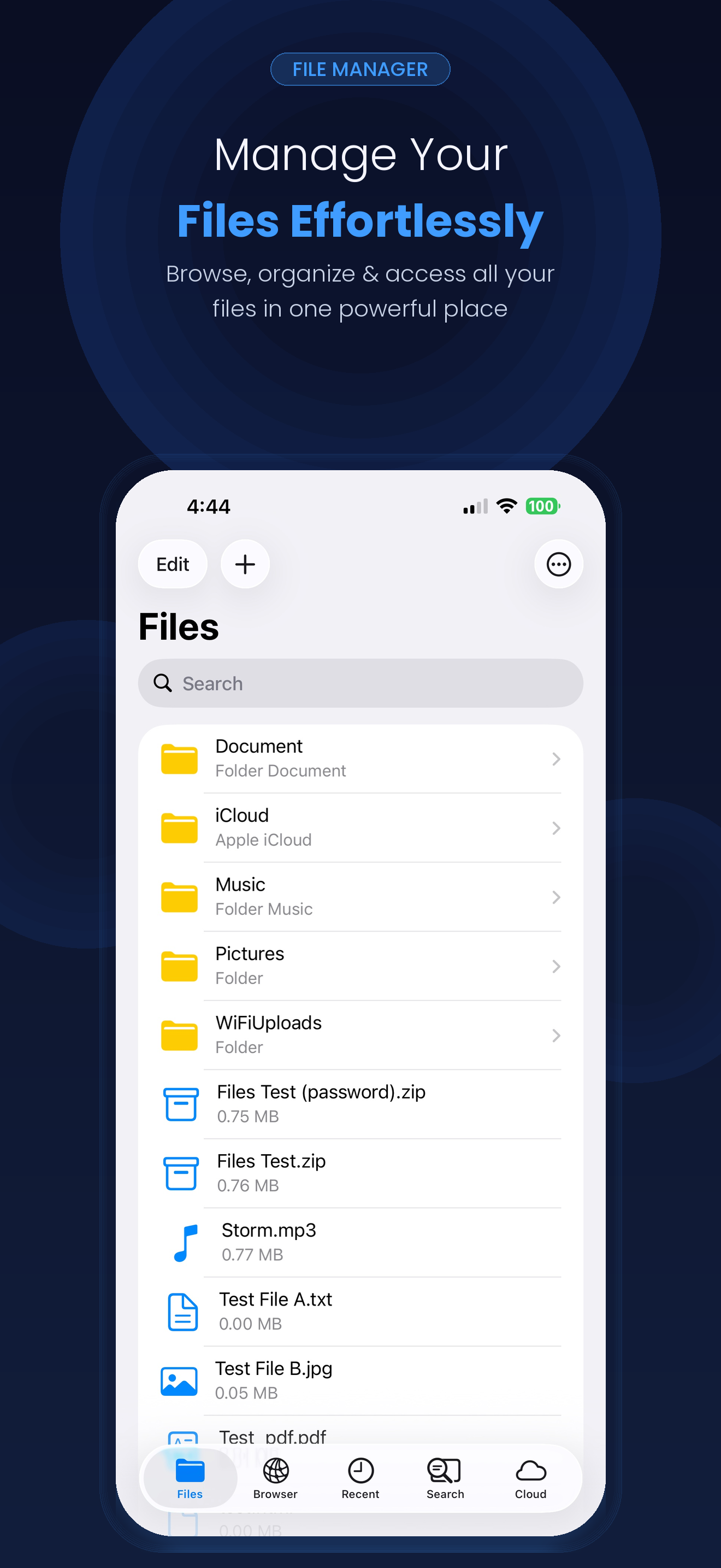 File Manager Explorer - eFiles
