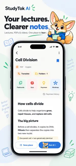 StudyTok AI: Note,Feynman,Memo screenshot 1