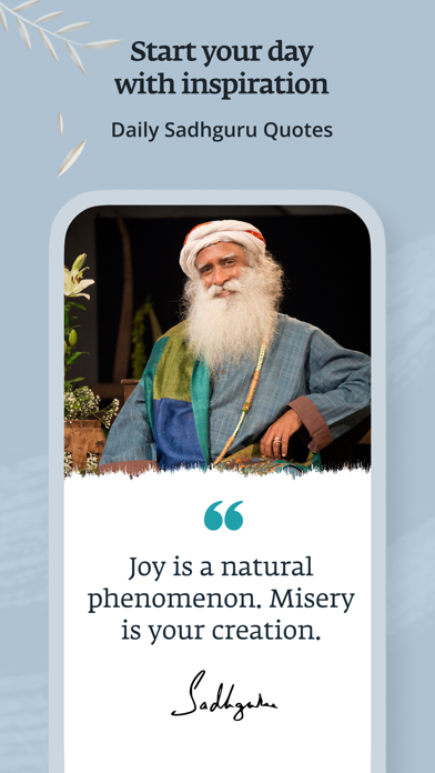 Screenshot #3 pour Sadhguru- Yoga & Meditation
