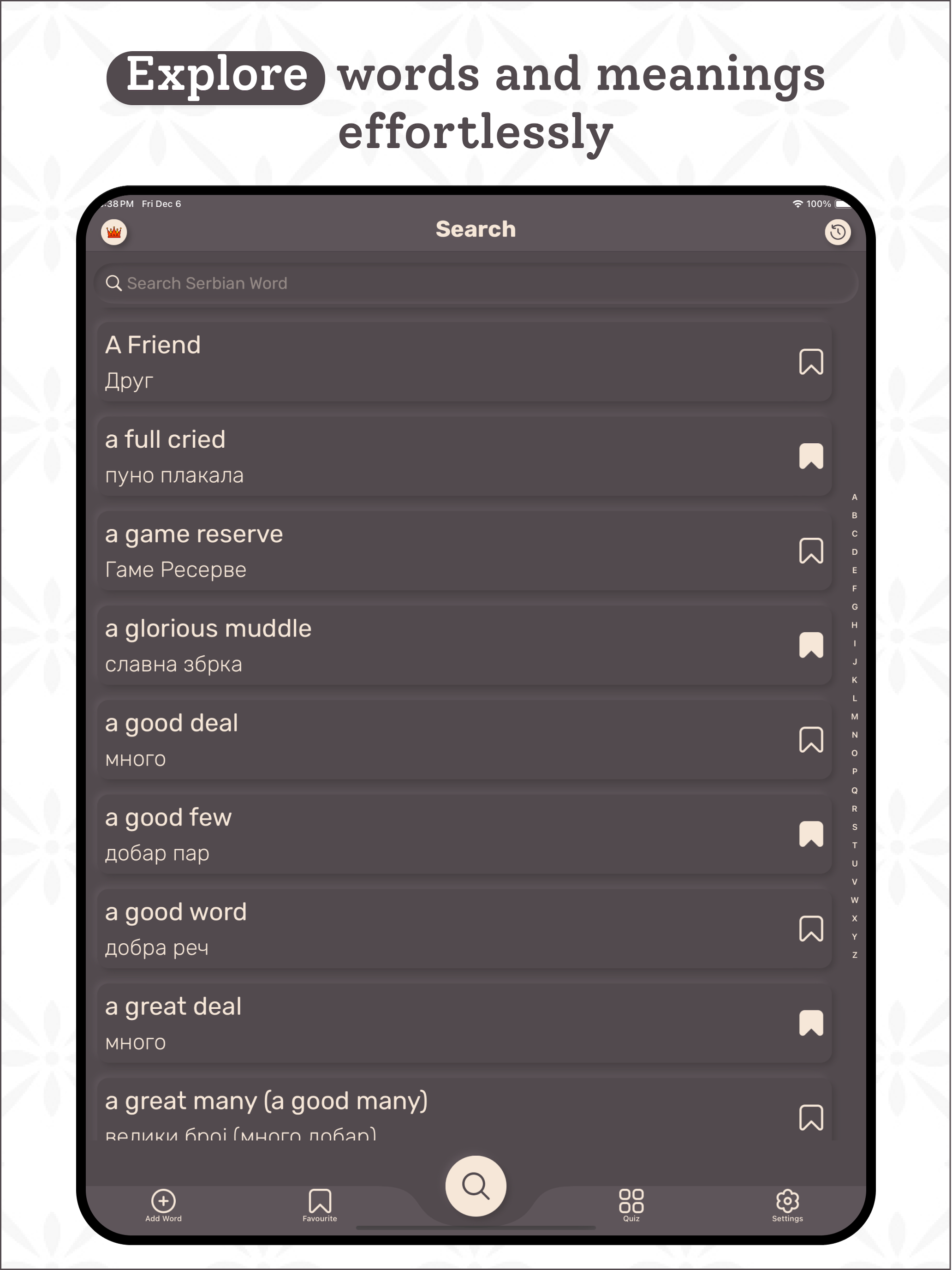 Serbian Dictionary screenshot 10