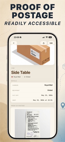 Outbound Parcel Manager iPhone screenshot