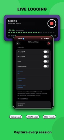 TransparentBLE screenshot