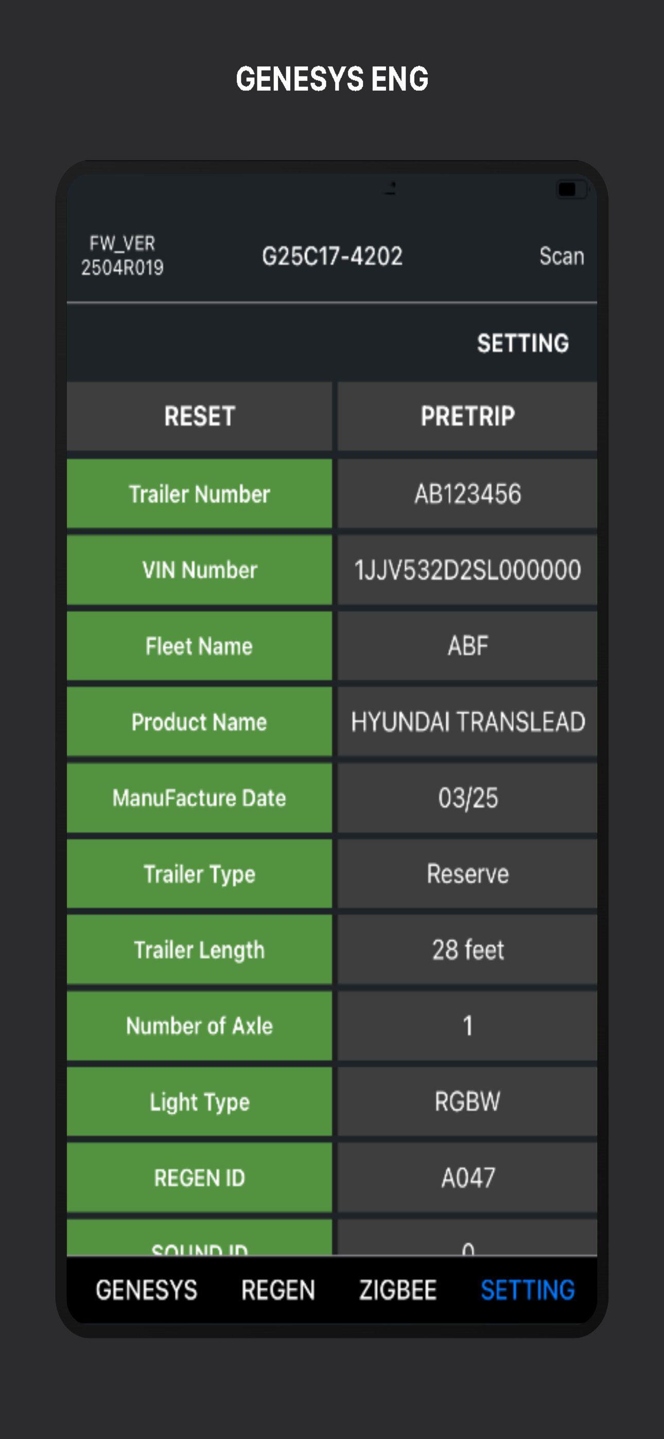 GENESYS ENG screenshot 2