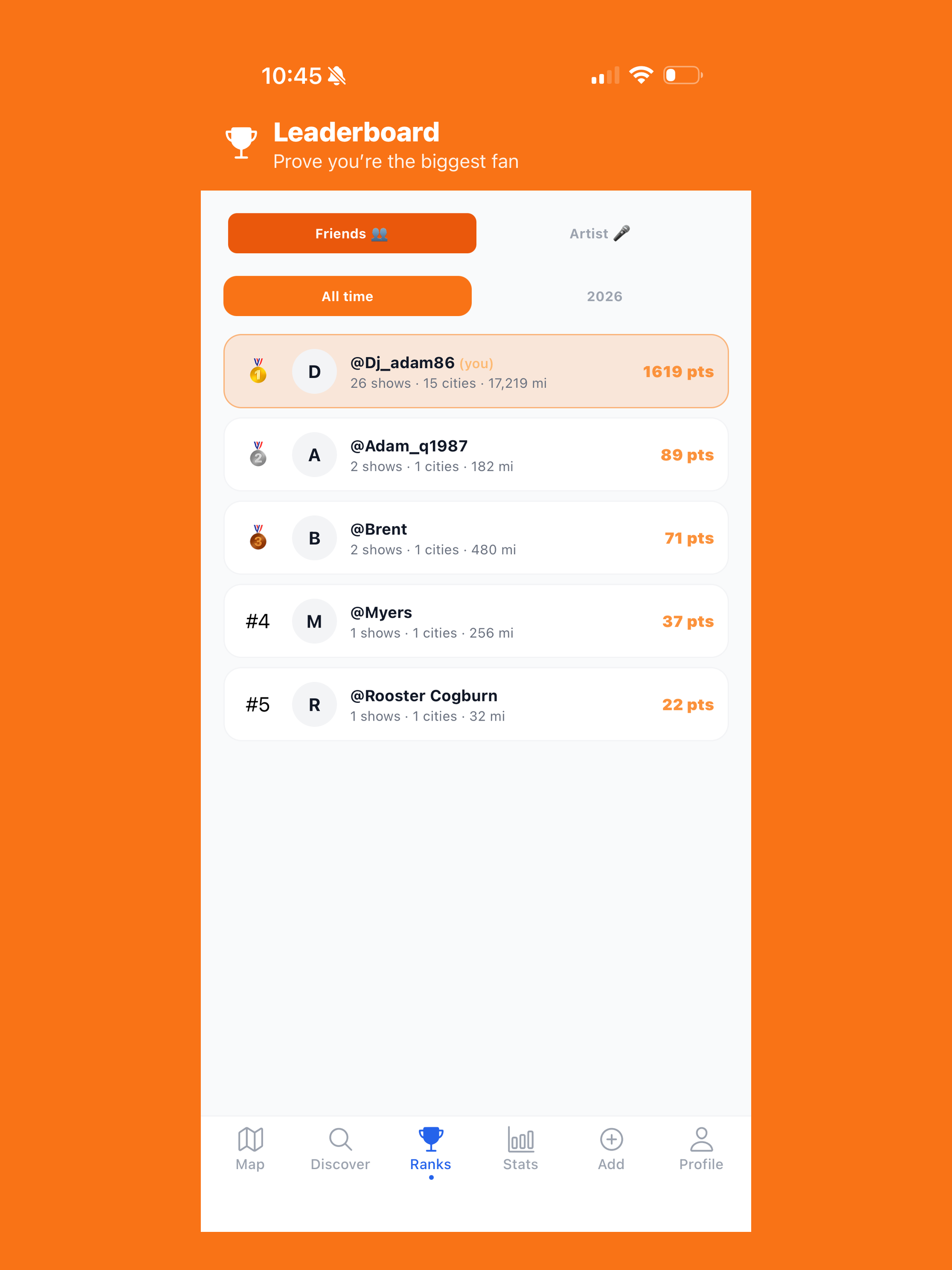 REME: Live Music Tracker screenshot 10