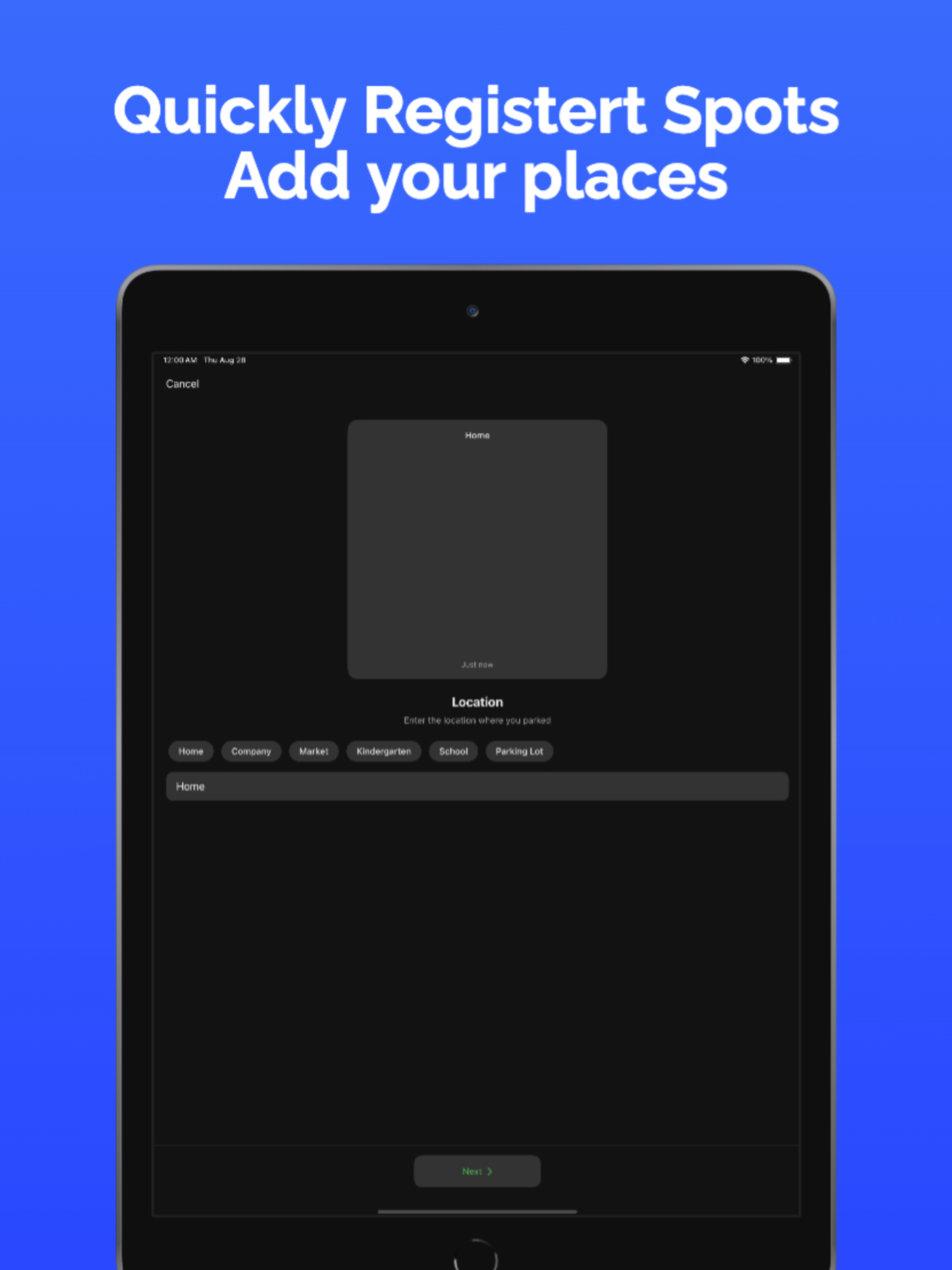 Jari - Easy Parking Spot Log screenshot 7