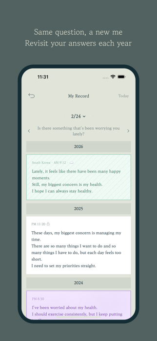 OneDayQuestion Screenshot 3 of 6