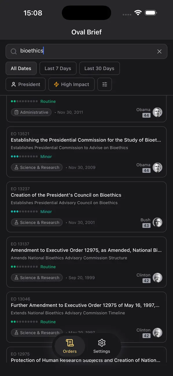 #3. Oval Brief (iOS) di: Hans Luther