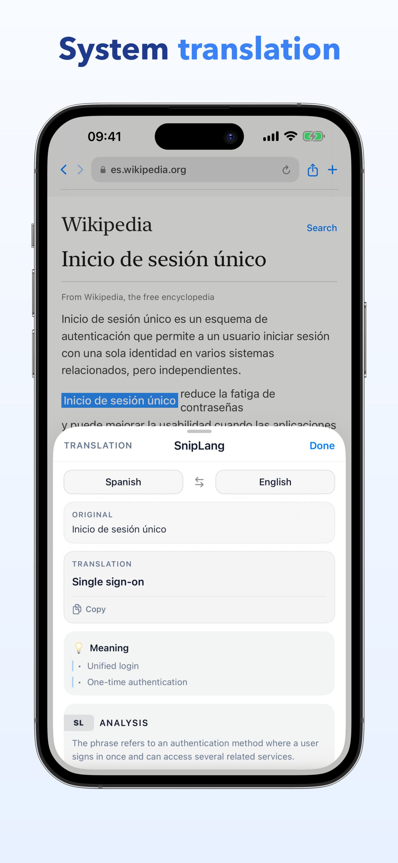 SnipLang Translator & Analyzer