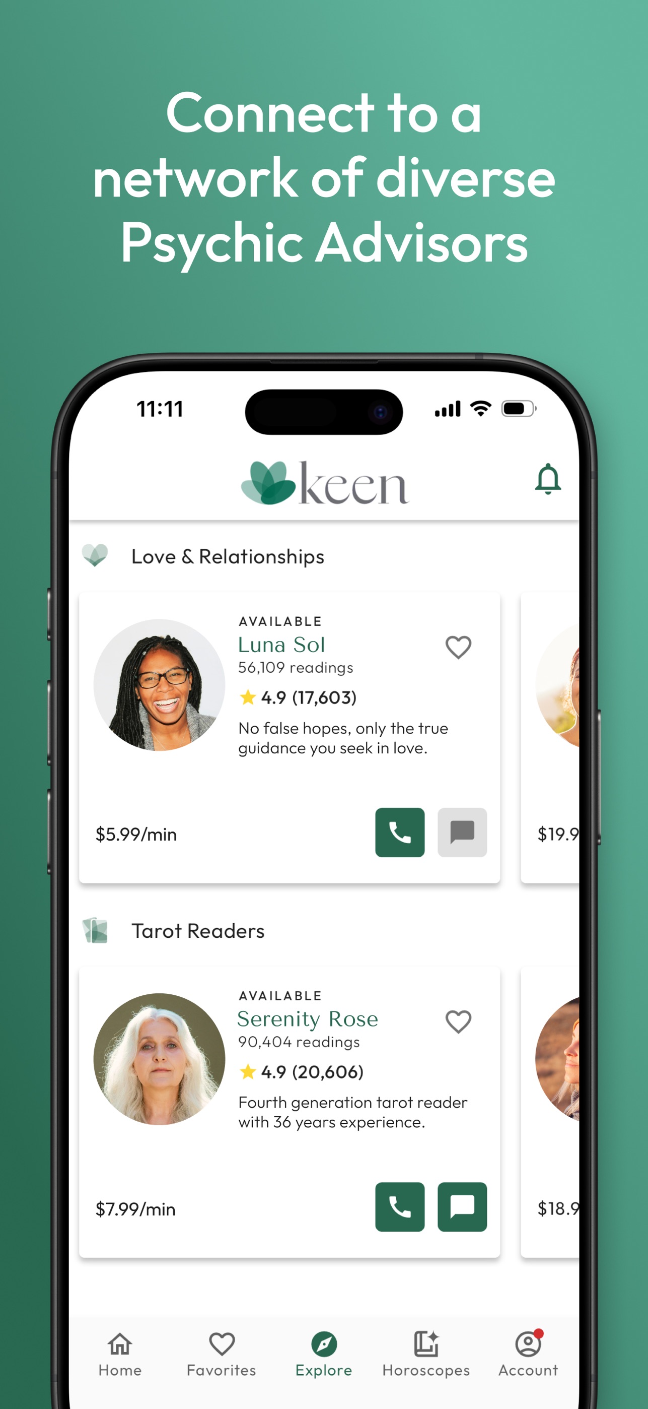 Keen Psychic Reading & Tarot screenshot 2